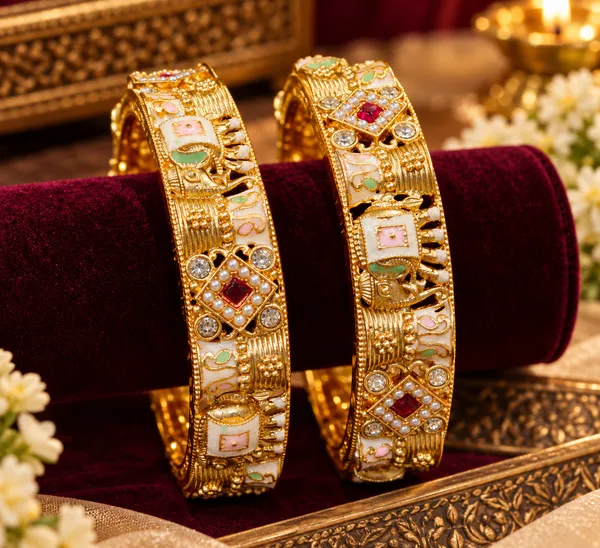 Gold_Stainless_Steel_Bangles_For_Women