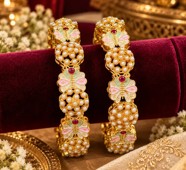 Gold_Stainless_Steel_Bangles_For_Women
