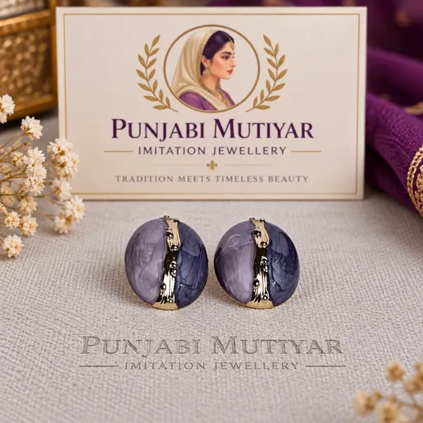 Blue_Stainless_Steel_Earrings_For_Women