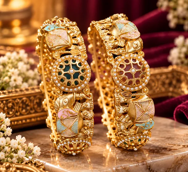 Gold_Stainless_Steel_Bangles_For_Women