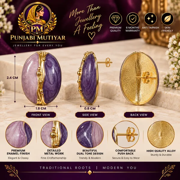 Purple_Stainless_Steel_Earrings_For_Women