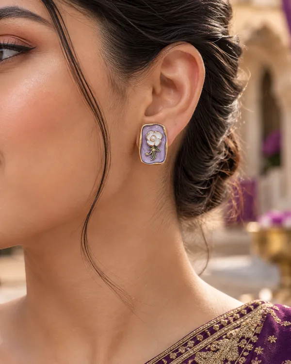 Purple_Stainless_Steel_Earrings_For_Women