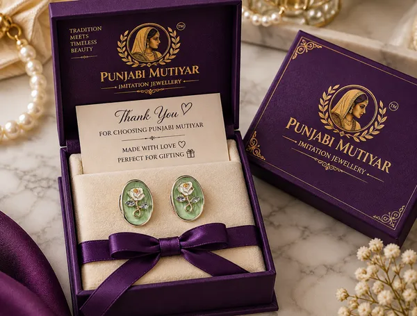 Green_Stainless_Steel_Earrings_For_Women