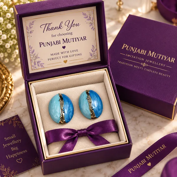Blue_Stainless_Steel_Earrings_For_Women