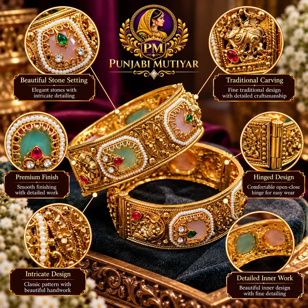 Gold_Stainless_Steel_Bangle_For_Women