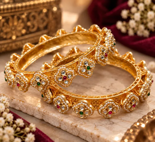 Gold_Stainless_Steel_Bangles_For_Women