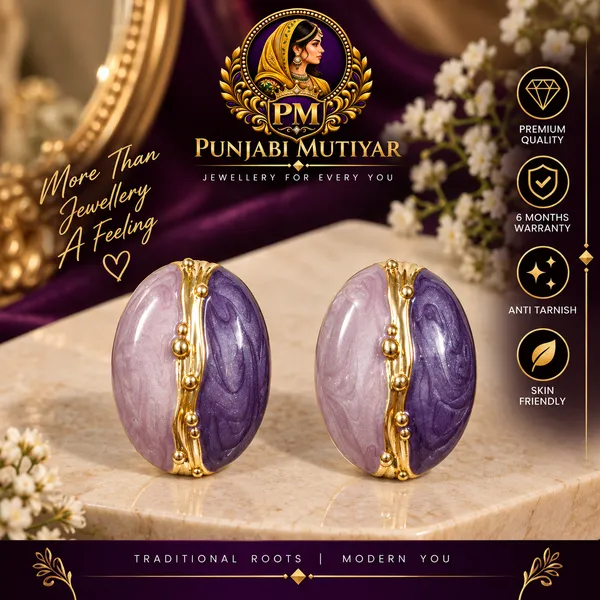 Purple_Stainless_Steel_Earrings_For_Women