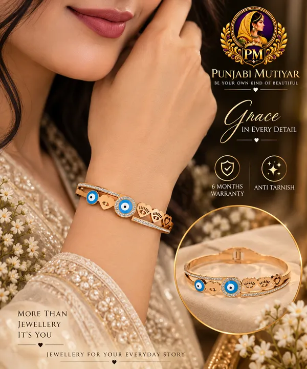 Blue_Stainless_Steel_Bracelet_For_Women
