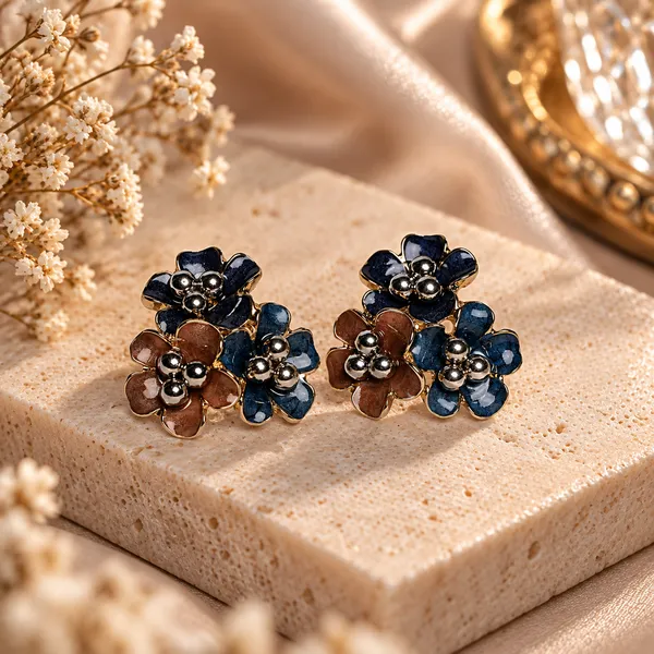 Black_Stainless_Steel_Earrings_For_Women