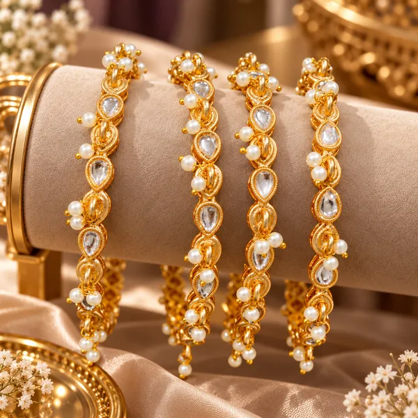 Gold_Stainless_Steel_Bangle_For_Women