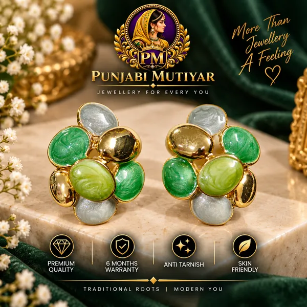 Multicolour_Stainless_Steel_Earrings_For_Women