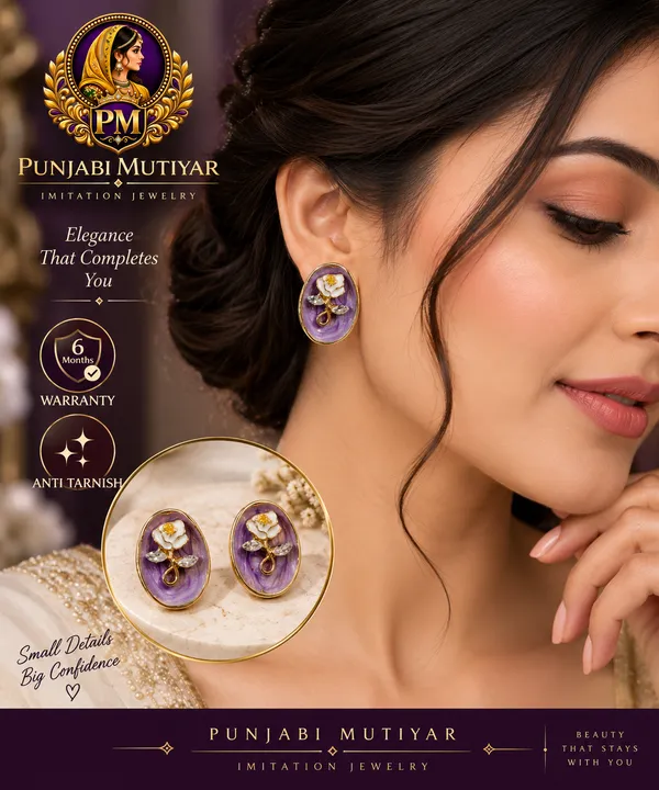 Purple_Stainless_Steel_Earrings_For_Women