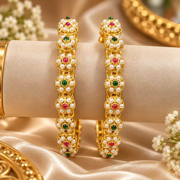 Gold_Stainless_Steel_Bangle_For_Women