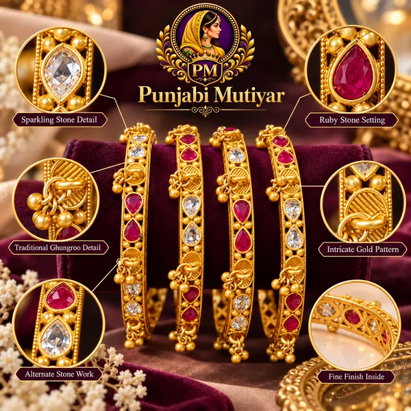 Gold_Stainless_Steel_Bangle_For_Women