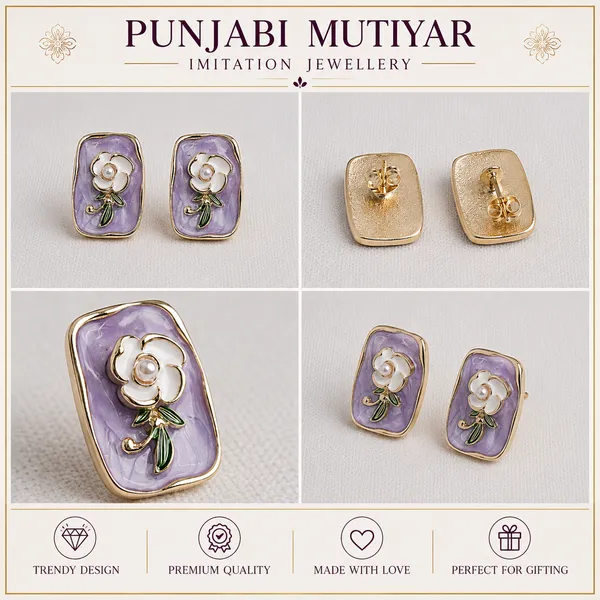 Purple_Stainless_Steel_Earrings_For_Women
