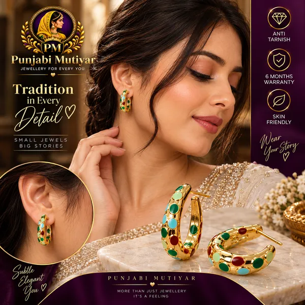 Multicolour_Stainless_Steel_Earrings_For_Women