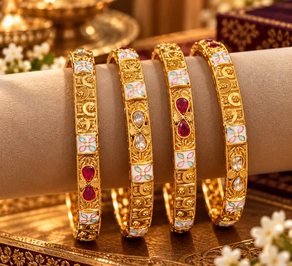 Gold_Stainless_Steel_Bangles_For_Women