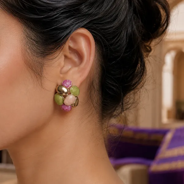 Multicolour_Stainless_Steel_Earrings_For_Women