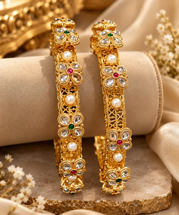 Gold_Stainless_Steel_Bangles_For_Women