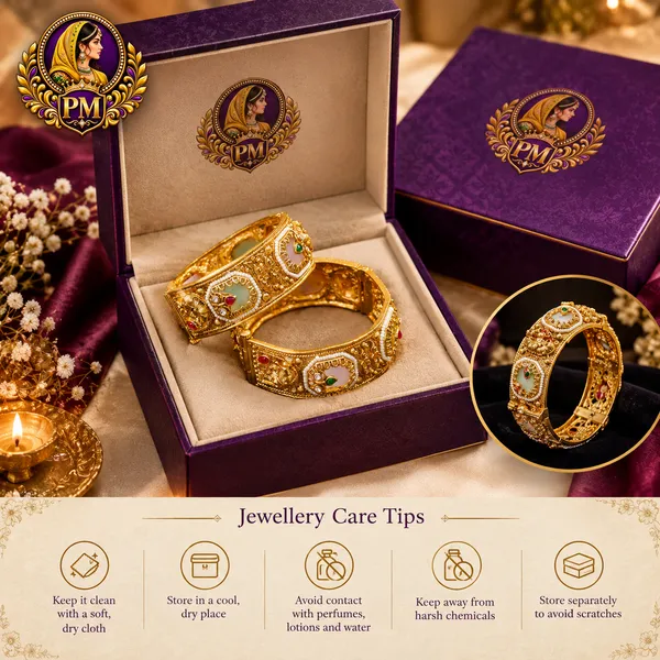 Gold_Stainless_Steel_Bangle_For_Women
