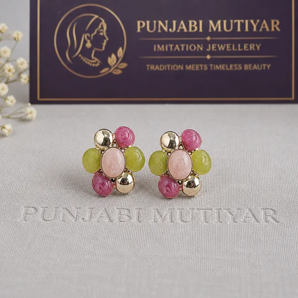 Multicolour_Stainless_Steel_Earrings_For_Women