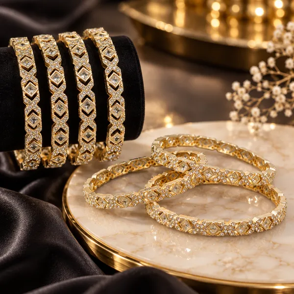 Gold_Stainless_Steel_Bangles_For_Women