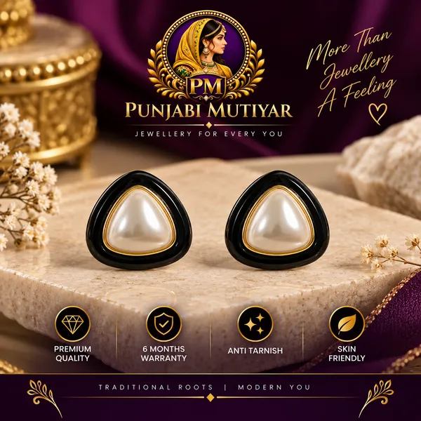 Black_Stainless_Steel_Earrings_For_Women
