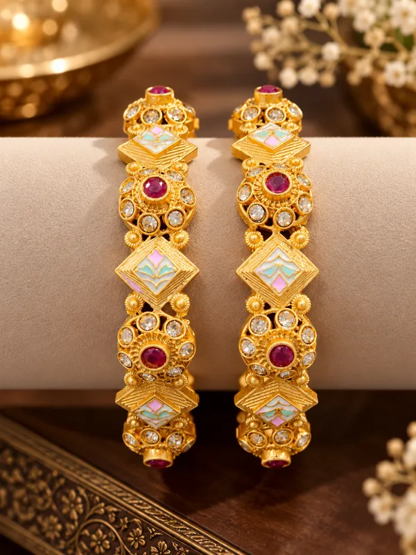 Gold_Stainless_Steel_Bangles_For_Women