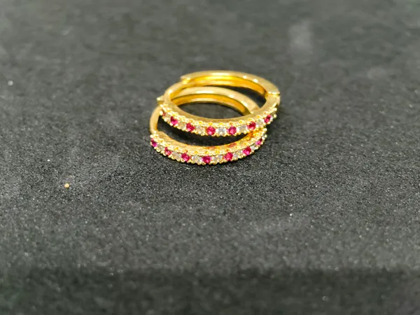 Pink_Stainless_Steel_Earrings_For_Women