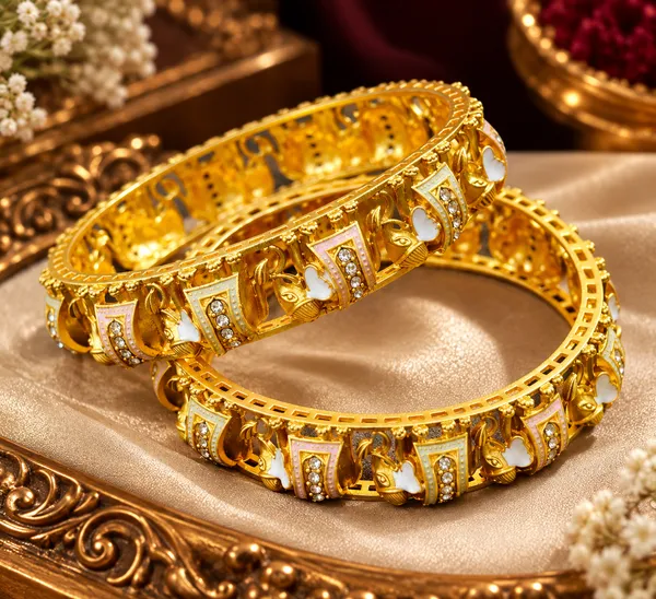 Gold_Stainless_Steel_Bangle_For_Women
