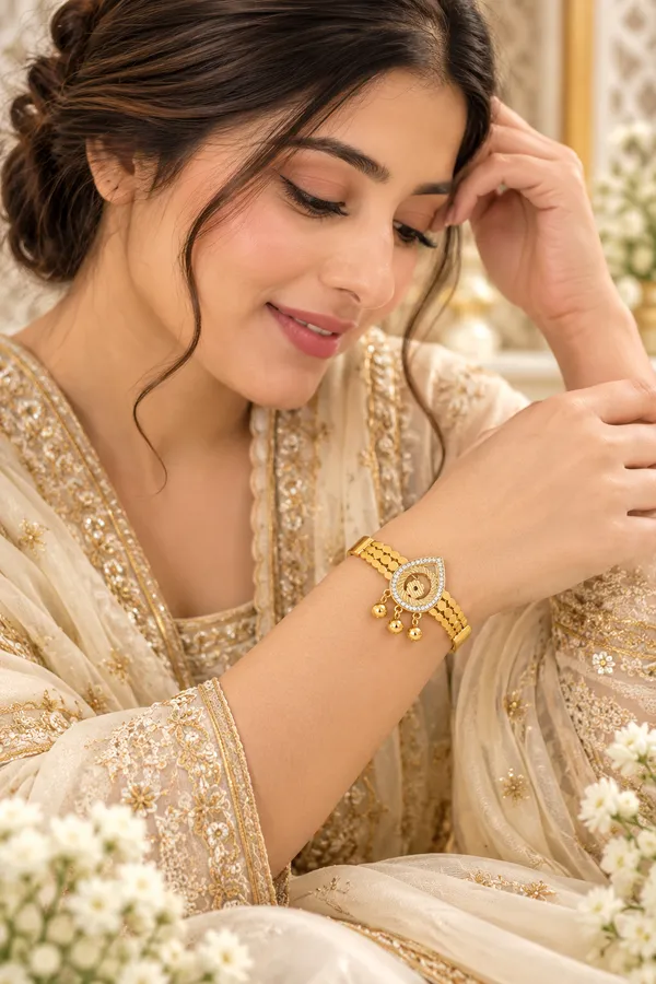 Gold_Stainless_Steel_Bracelet_For_Women
