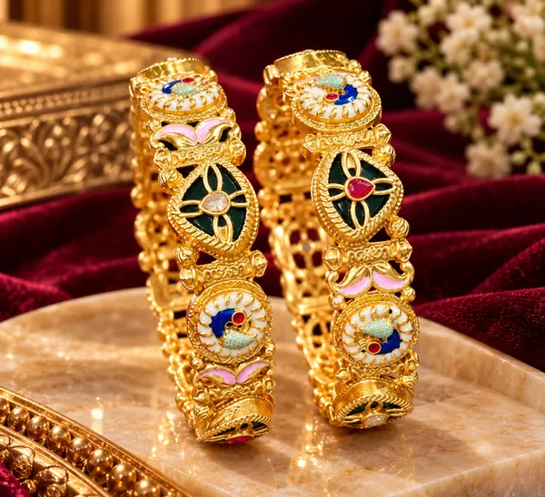 Gold_Stainless_Steel_Bangles_For_Women