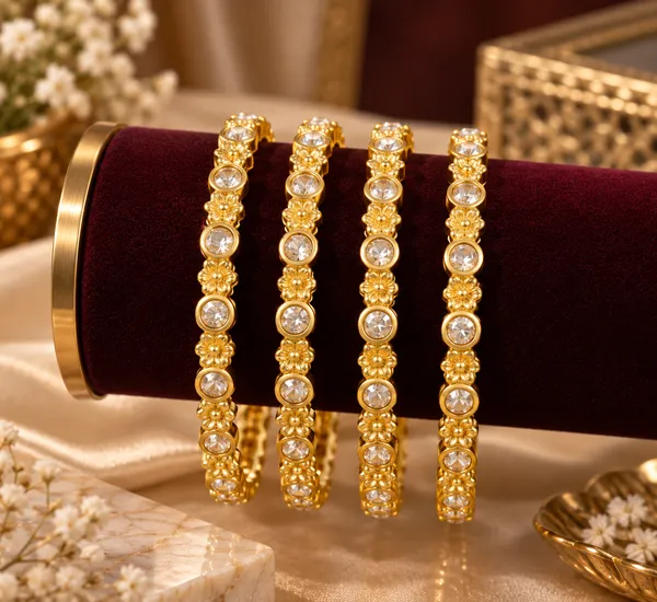 Gold_Stainless_Steel_Bangles_For_Women