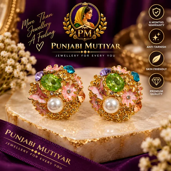 Multicolour_Stainless_Steel_Earrings_For_Women