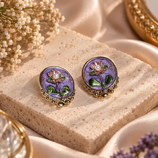 Multicolour_Stainless_Steel_Earrings_For_Women