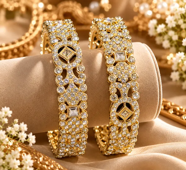 Gold_Stainless_Steel_Bangle_For_Women
