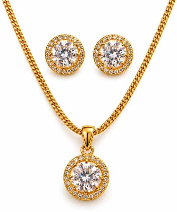 Gold_Stainless_Steel_Pendant_For_Women
