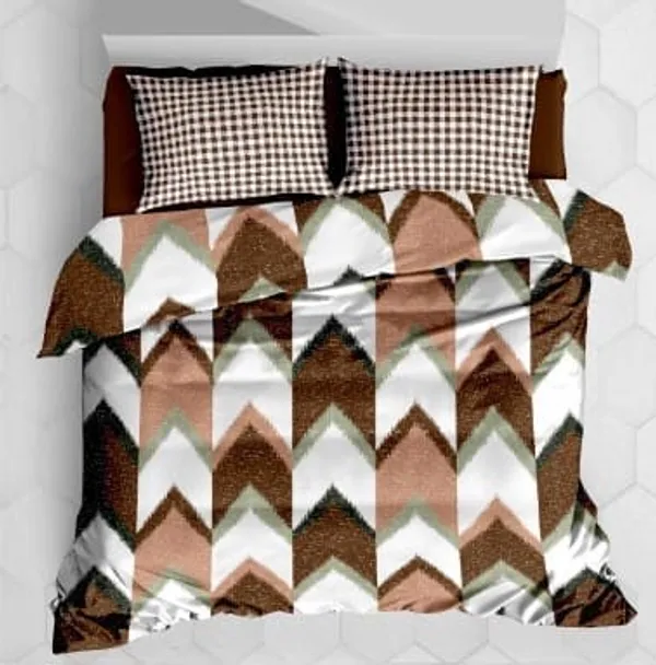 Brown_Pure_Cotton_Printed_Engineered_Pillow_Bedsheet_Set.