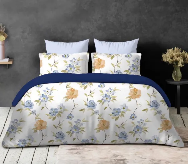 Navy_Blue_White_Premium_Super_Fine_Cotton_Floral_Design_Bedsheet