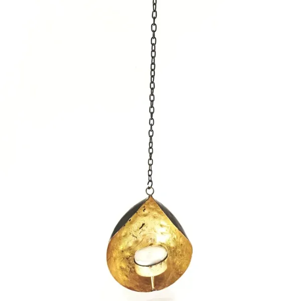 Golden_Metal_Wall_Sconces_Teardrop_Hanging_Tealight_Candle_Holder_(Set_Of_2