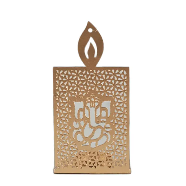 Golden_Metal_Ganesha_Shadow_Tea_Light_Lamp_Holder_(Set_Of_2)