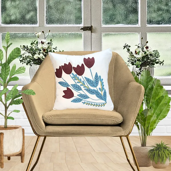 White_Cotton_Aari_Work_Floral_Design_Decorative_Cushion_Cover