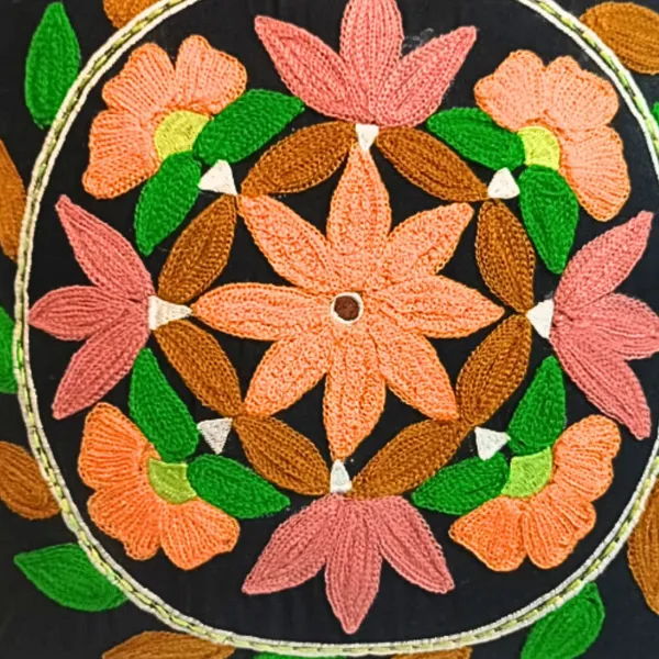 Black_Cotton_Aari_Work_Floral_Design_Decorative_Cushion_Cover