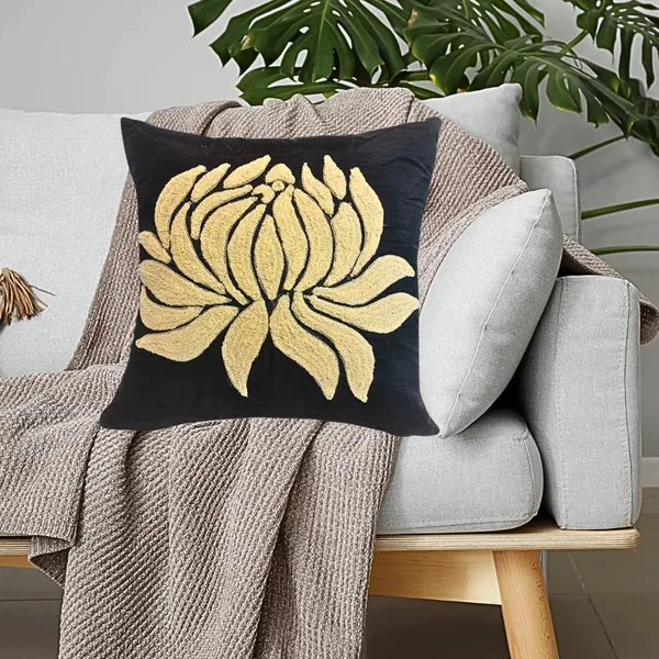 Black_Cotton_Aari_Work_Floral_Design_Decorative_Cushion_Cover