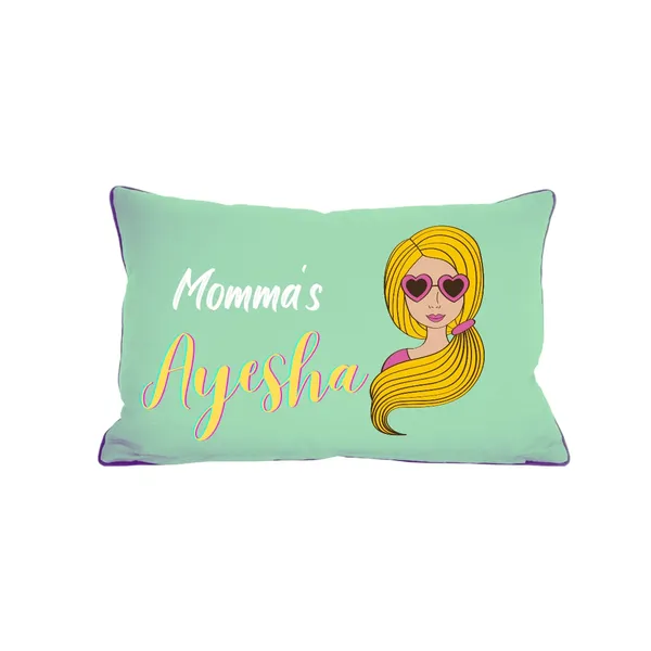 Green_Cute_Girl_Theme_Embroidered_Personalised_Cushion