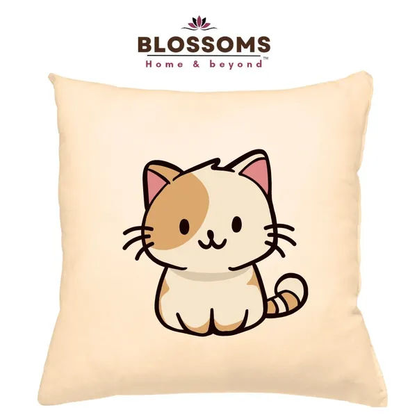 Light_Brown_Kitty_Theme_Embroidered_Personalised_Cushion
