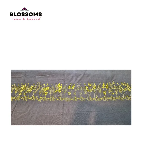 Blossoms_grey_colour_embroidered_bedsheet_and_pillow_cases._|_pure_cotton_|_|_big_size|_|_2_pillow_cases|.