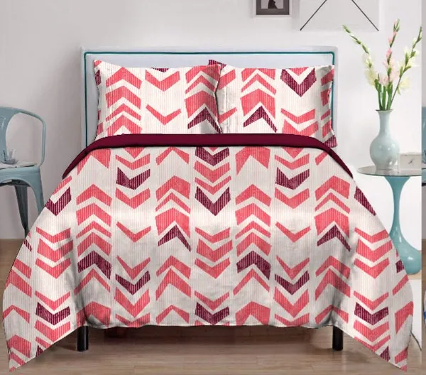 Orange_Pure_Cotton_Abstract_Printed_Double_Bed_Bedsheet_With_2_Pillow_Covers