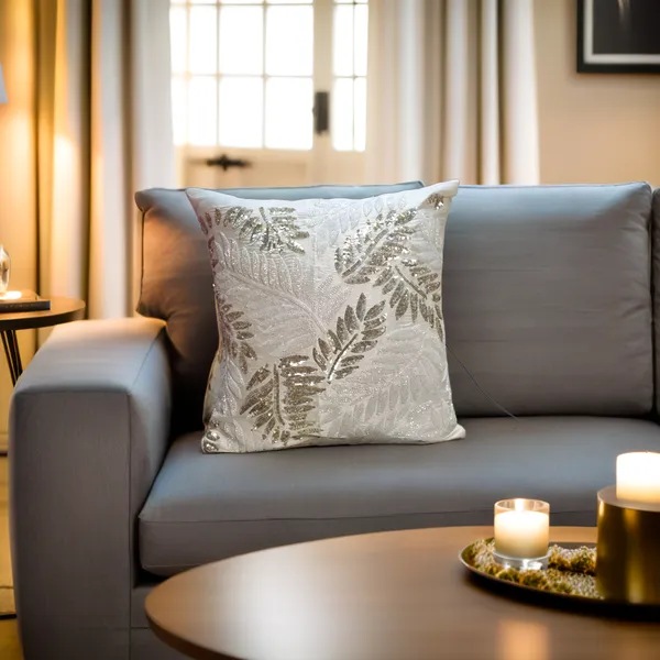 Silver_White_Sequin_Work_Beautiful_Cushion_Cover