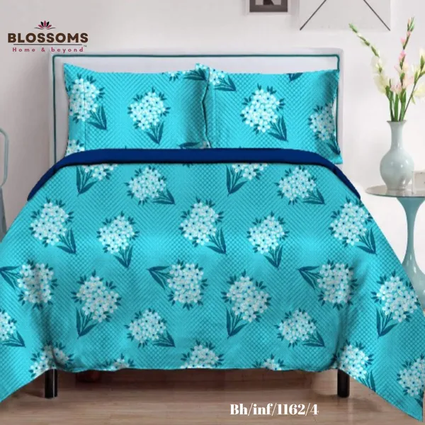 Ferozi_Floral_Printed_Queen_Size_Double_Bed_Bedsheet_With_2_Pillow_Covers